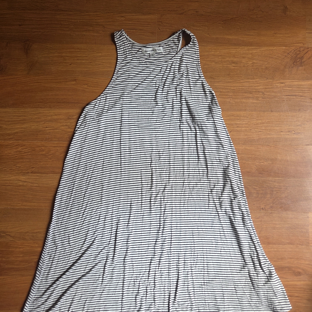 Abercrombie & Fitch Black and White Striped Top